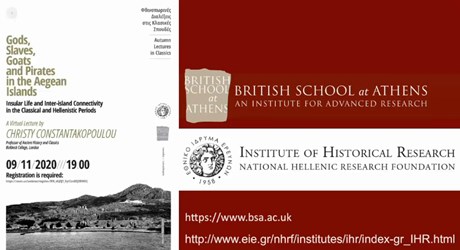 Gods, Slaves, Goats and Pirates in the Aegean Islands. Insular Life and Inter-island Connectivity in the Classical and Hellenistic Periods